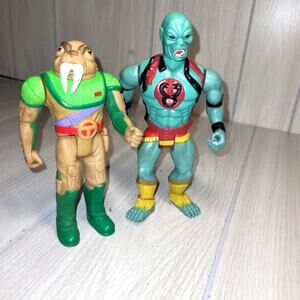 Vintage 1985 Thundercats Mumm-Ra And Tuska Warrior Action Figures Telepix LJN